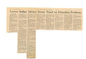 Challenges Faced by Native American Students in the U.S. Educational System: 1969 Perspective, 1969-04-08