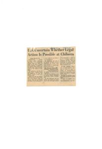 Legal Action Uncertain Amidst Investigation of Alleged Brutality at Chilocco Indian School, 1950-01-01 - 1959-12-31