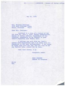 Correspondence Regarding Cherokee Ancestry Inquiry: The Case of Mrs. Blanche Jernigan, 1965-01-01 - 1969-12-31
