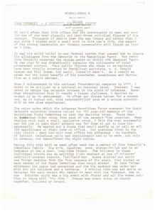 Reflections on Working with John Connally: A Personal Account, 1978-01-01 - 1978-12-31